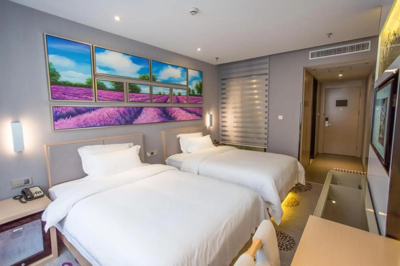 Bed in Lavande Hotel Xuzhou East High-speed Rail Station Jinshanqiao Development Zone Branch