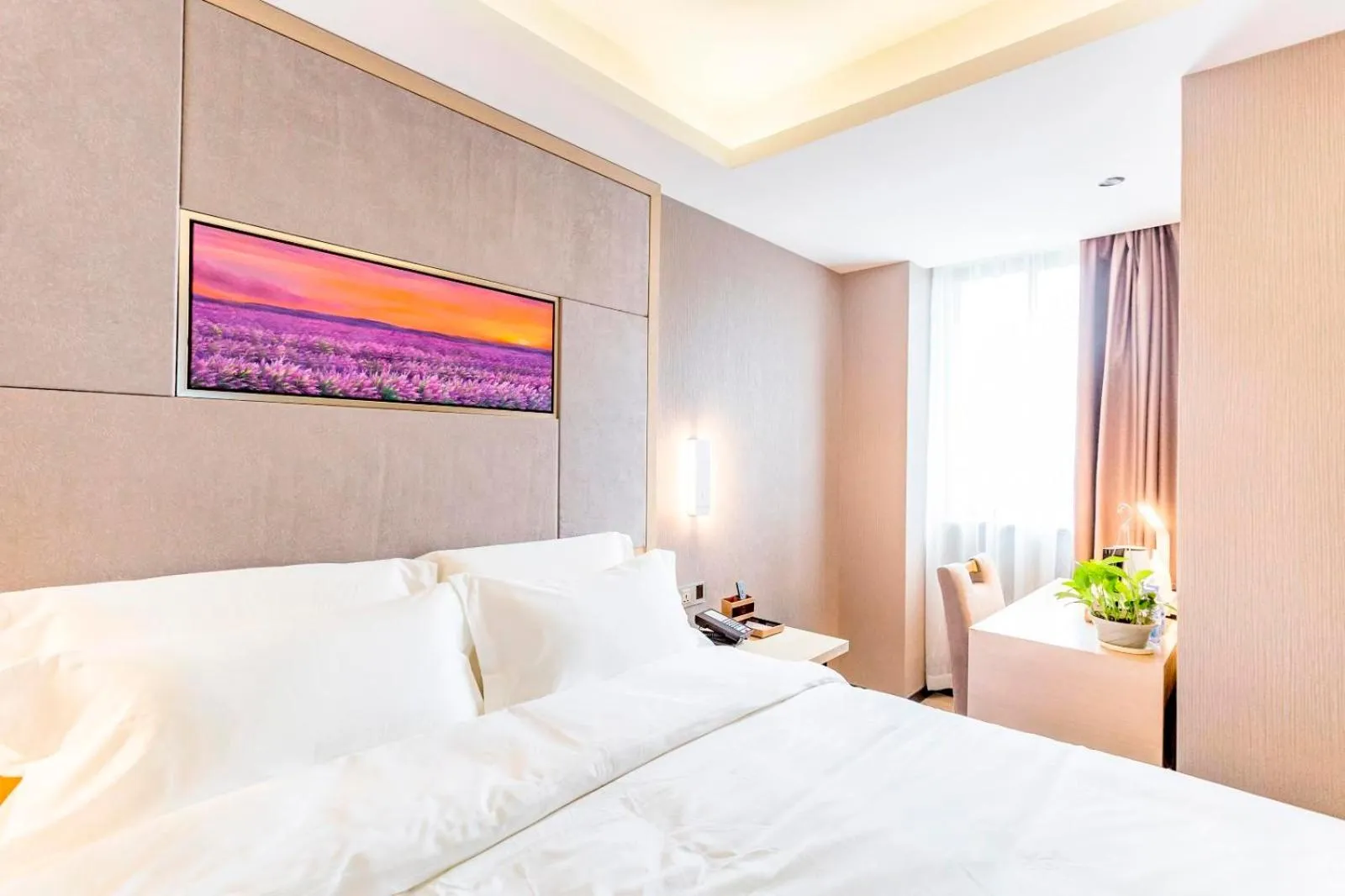 Bed in Lavande Hotel Nanchang Qingshanhu Wanda Branch