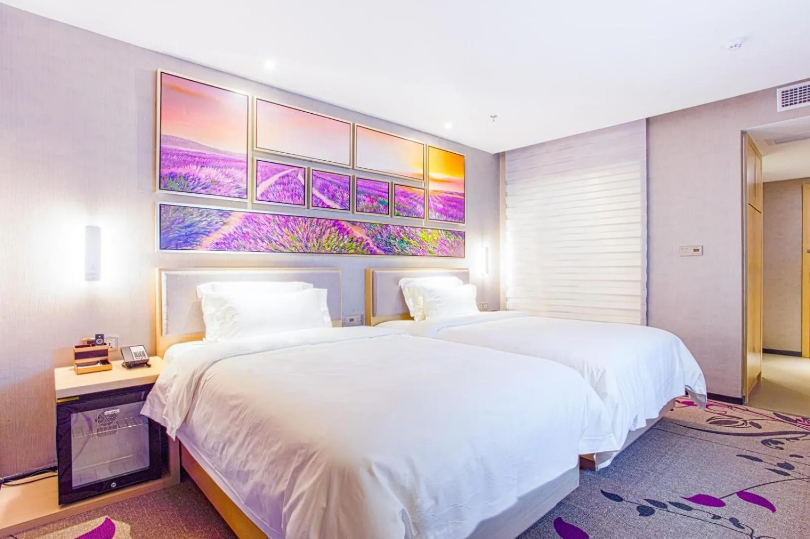 Bed in Lavande Hotel Nanchang Qingshanhu Wanda Branch