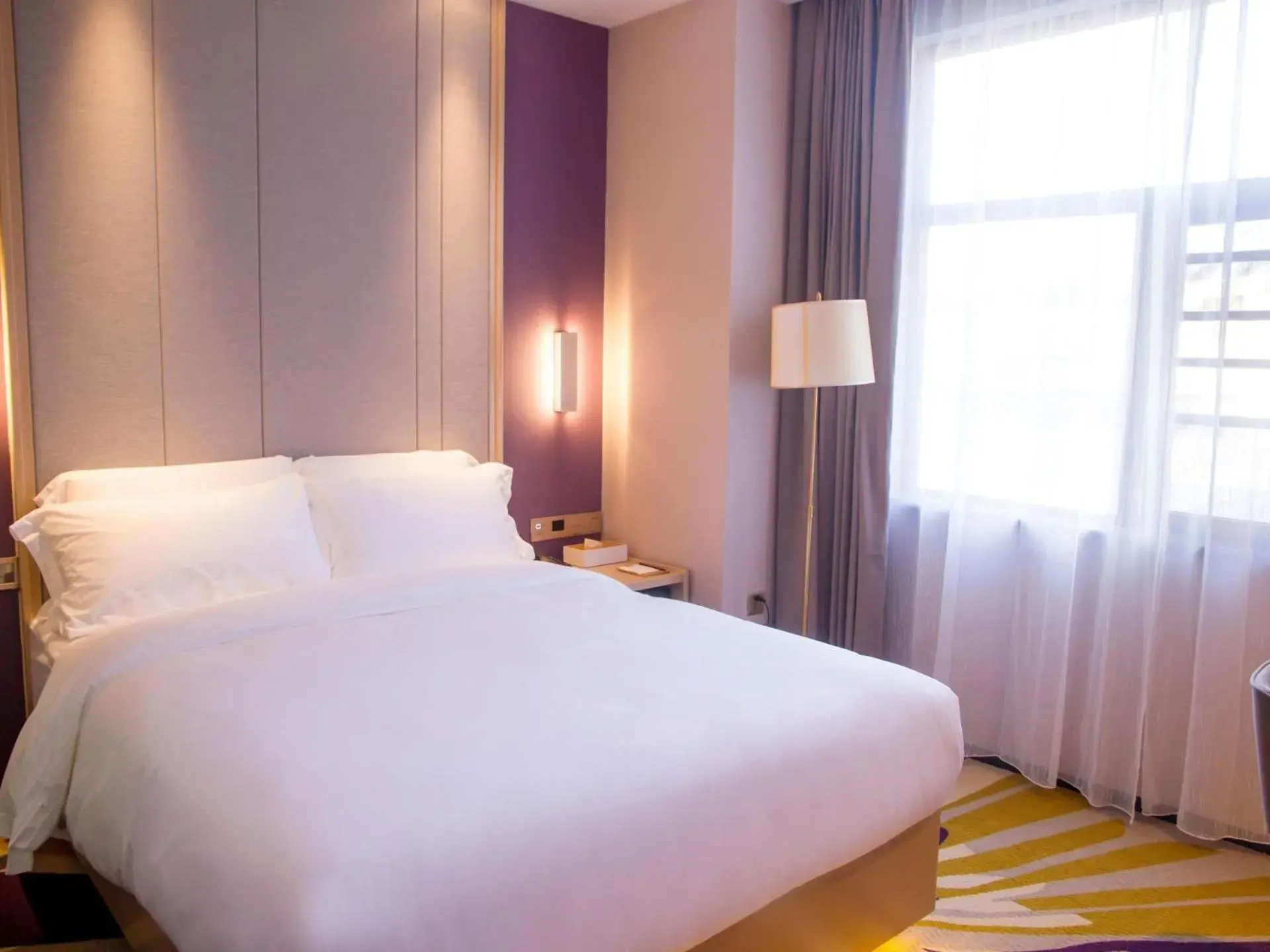 Bed in Lavande Hotel Shiyan Sanyan Branch Bed in Lavande Hotel Shiyan Sanyan Branch