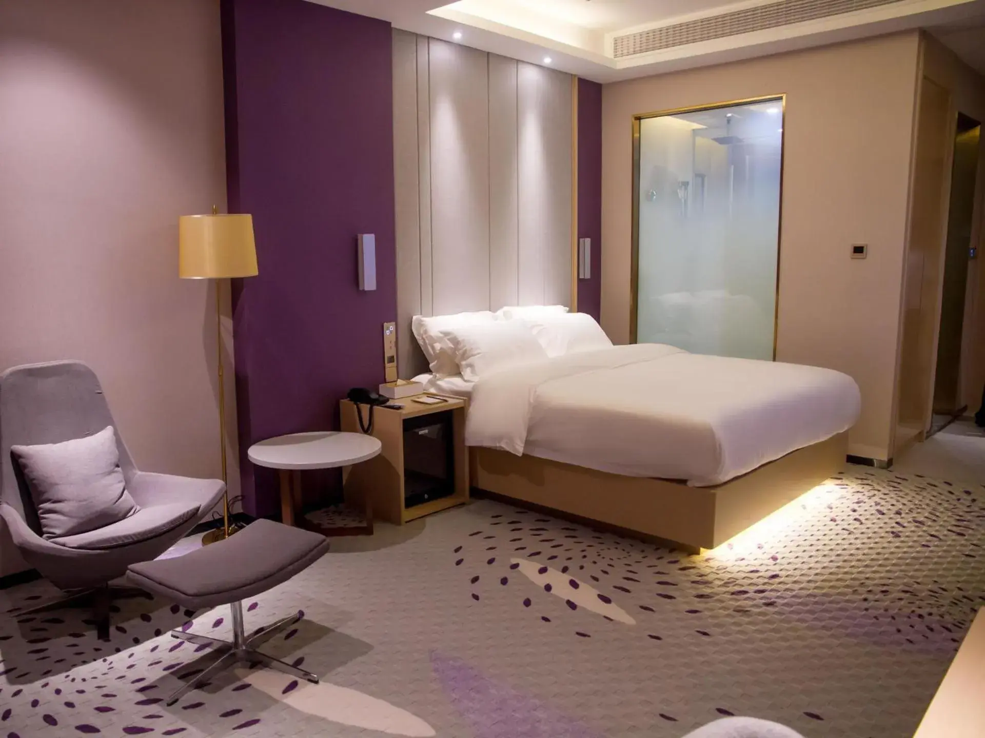 Bed in Lavande Hotel Shiyan Sanyan Branch Bed in Lavande Hotel Shiyan Sanyan Branch