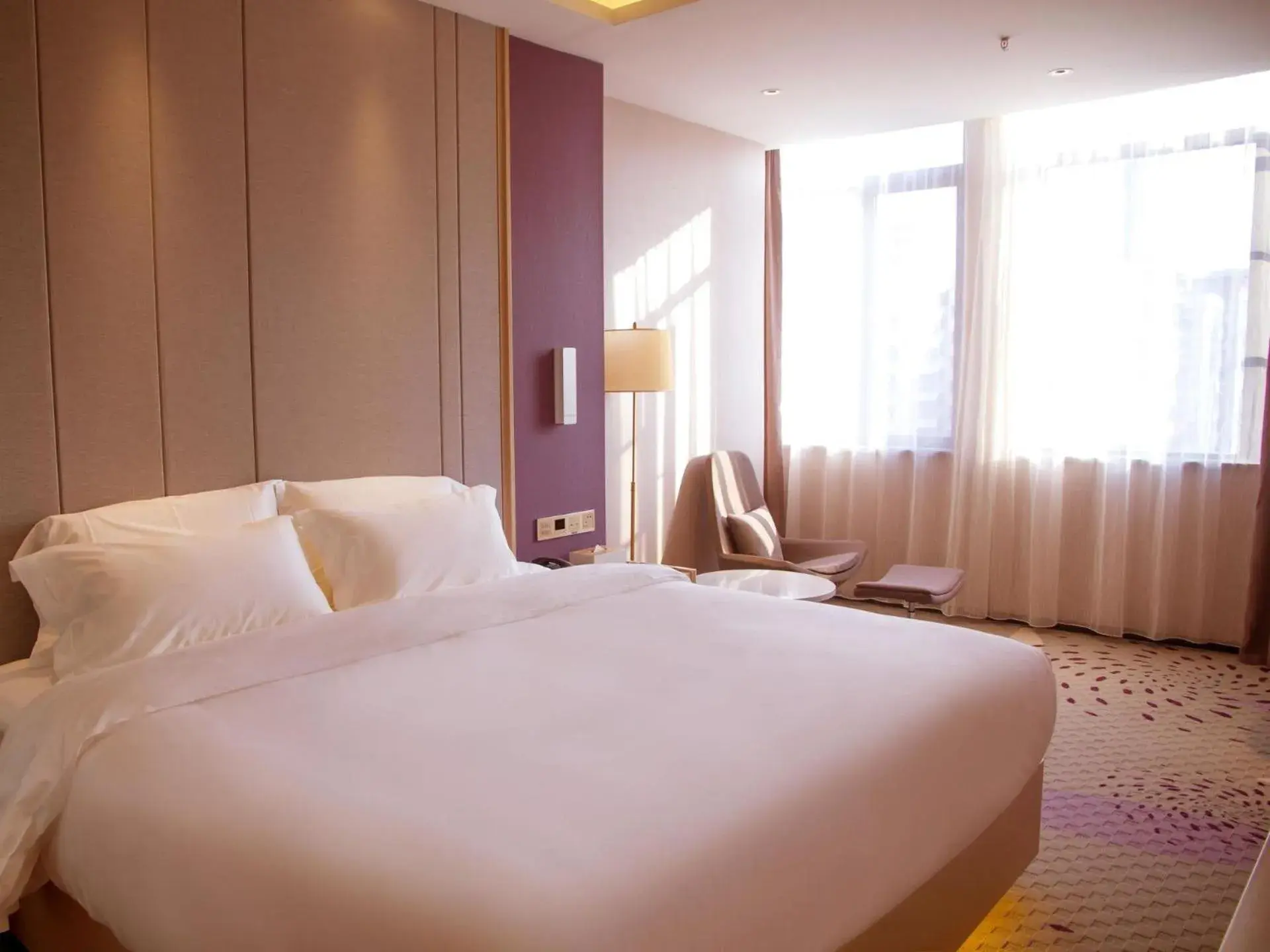 Bed in Lavande Hotel Shiyan Sanyan Branch Bed in Lavande Hotel Shiyan Sanyan Branch