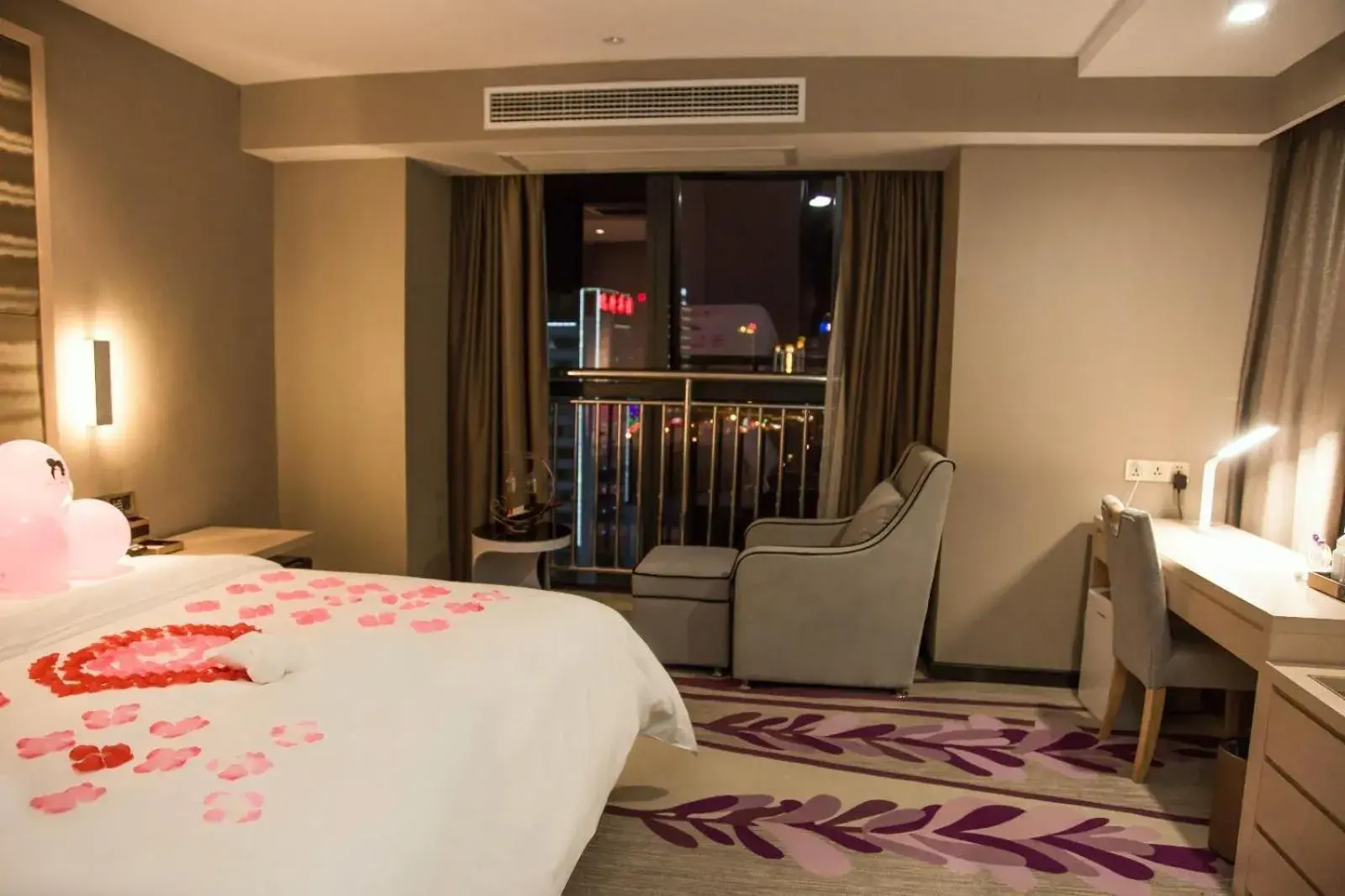 Bed in Lavande Hotels Xianning Tonghui Square Branch Bed in Lavande Hotels Xianning Tonghui Square Branch