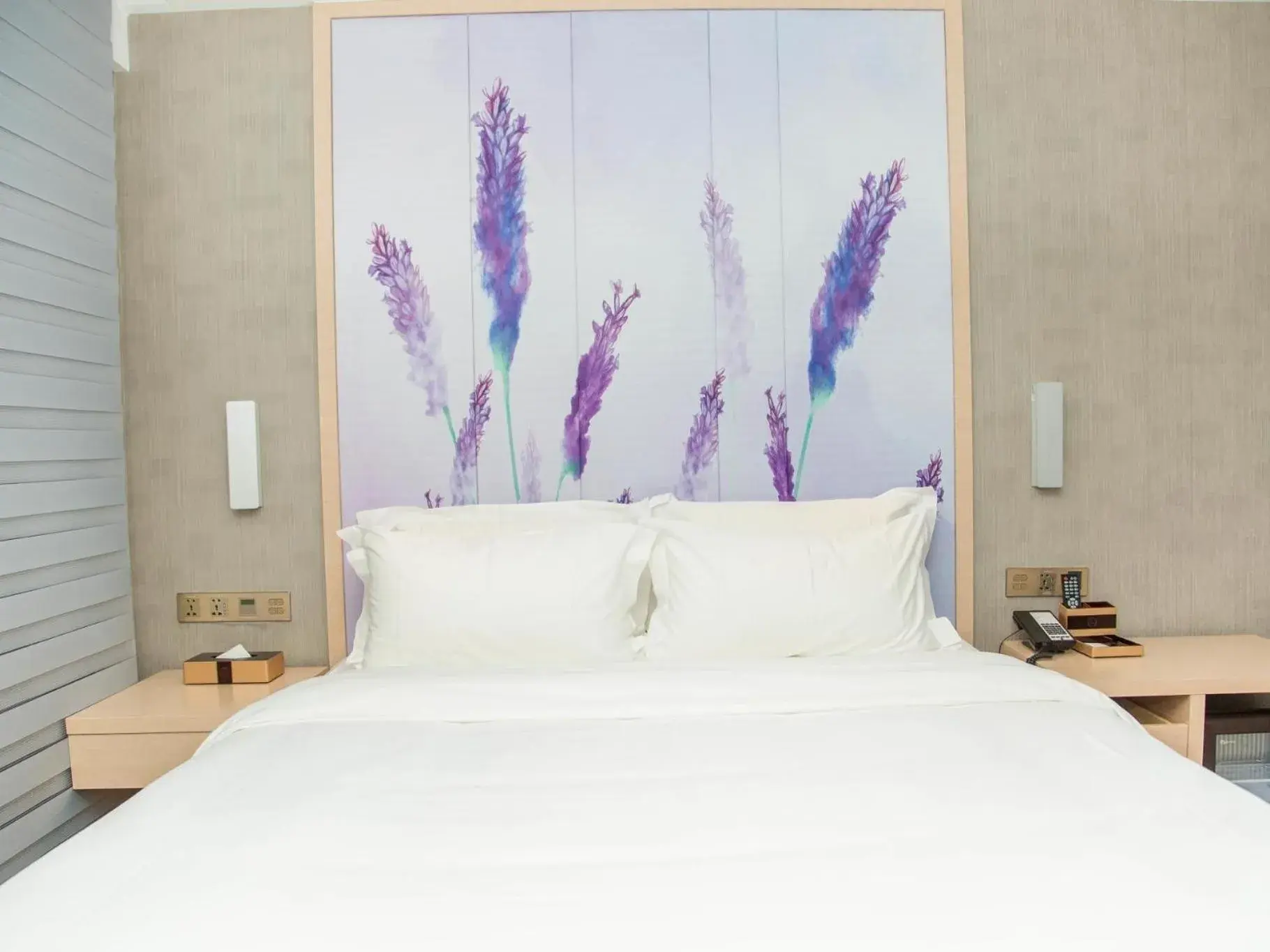Bed in Lavande Hotels Xianning Tonghui Square Branch Bed in Lavande Hotels Xianning Tonghui Square Branch
