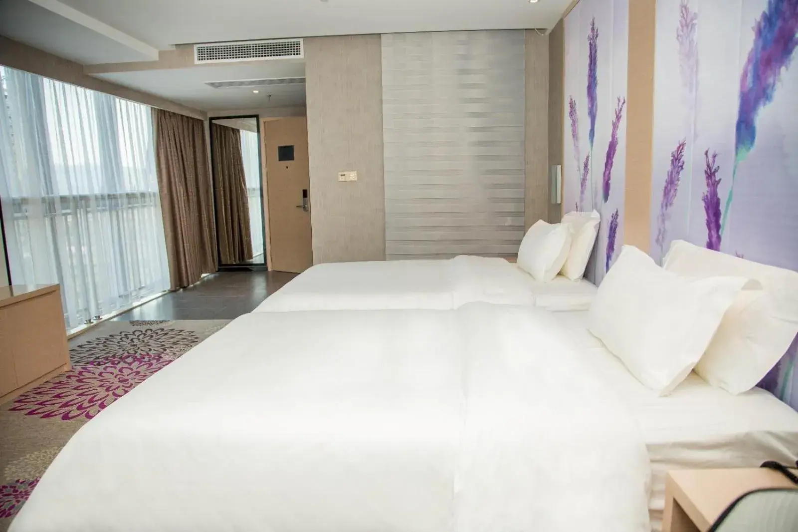 Bed in Lavande Hotels Xianning Tonghui Square Branch Bed in Lavande Hotels Xianning Tonghui Square Branch
