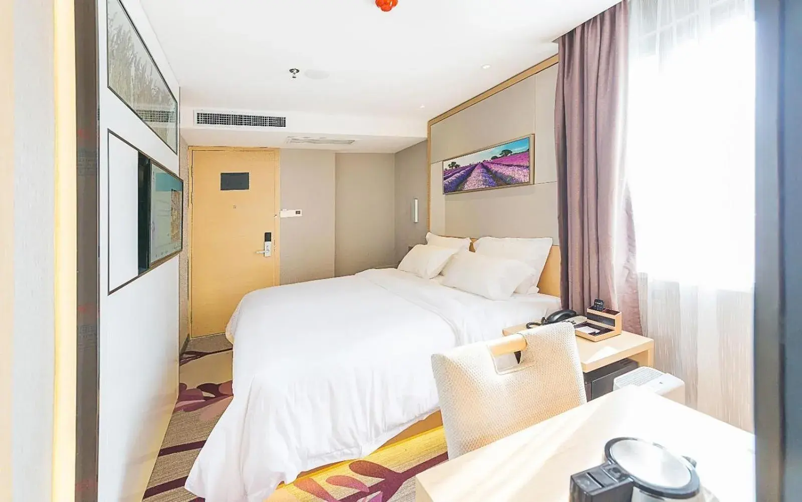 Bed in Lavande Hotels Weihai Weigao Square Branch Bed in Lavande Hotels Weihai Weigao Square Branch