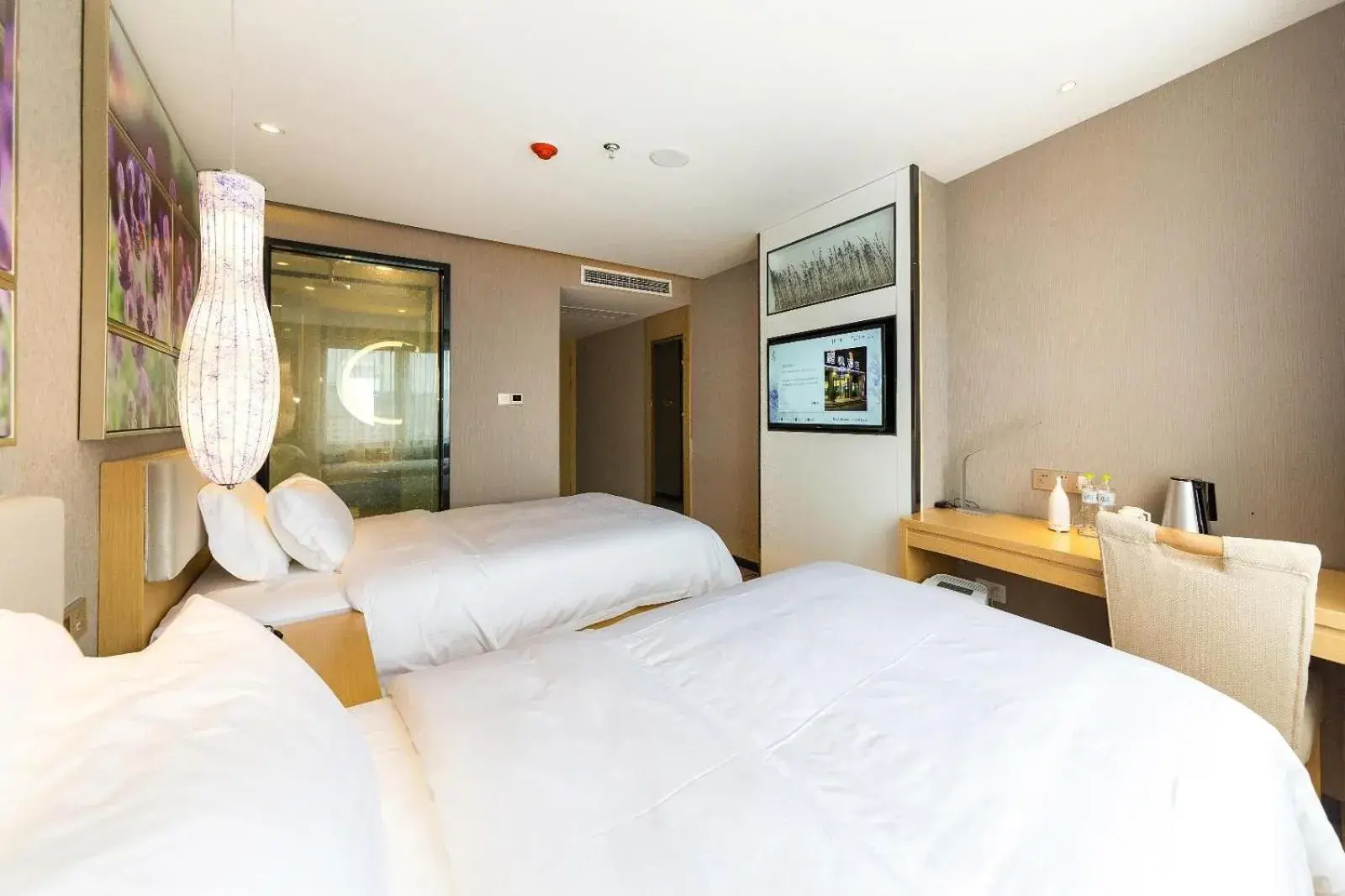 Bed in Lavande Hotels Weihai Weigao Square Branch Bed in Lavande Hotels Weihai Weigao Square Branch