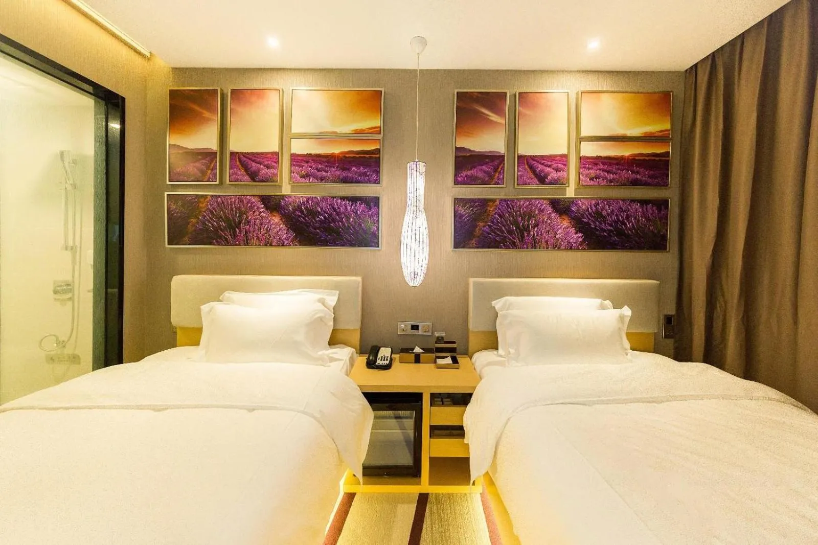 Bed in Lavande Hotels Weihai Weigao Square Branch