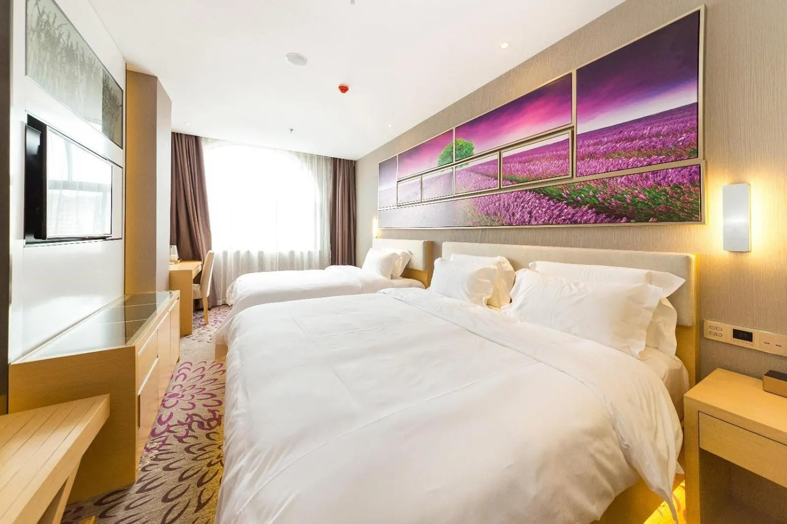 Bed in Lavande Hotels Weihai Weigao Square Branch
