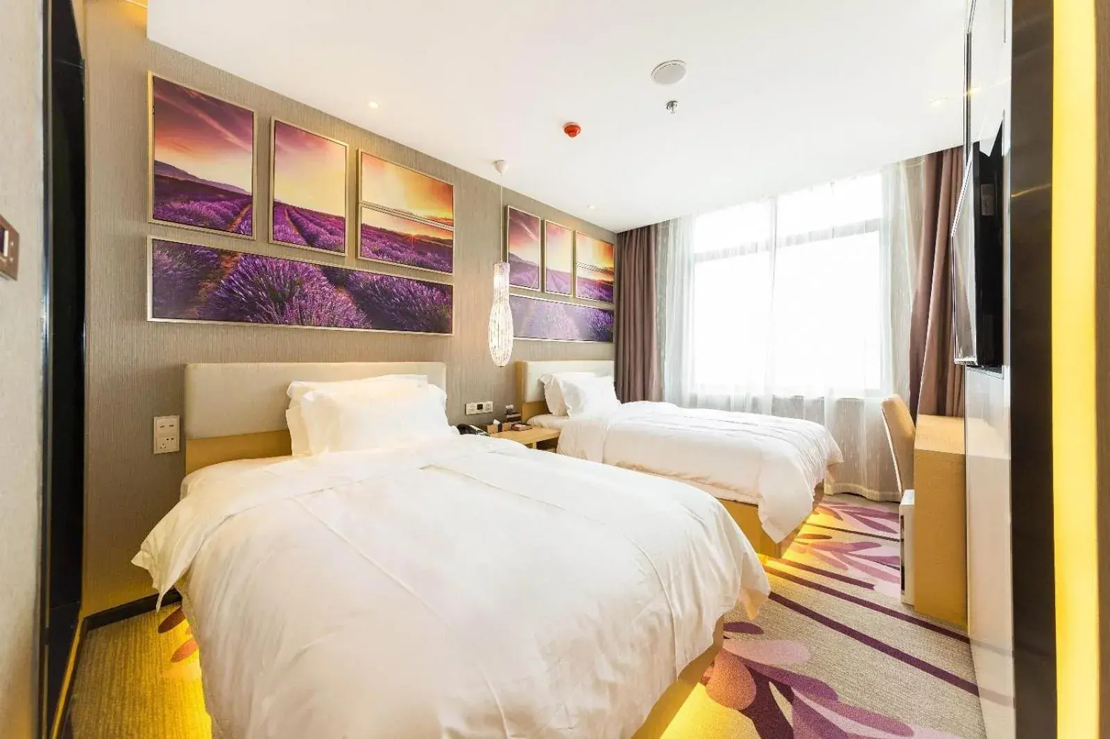 Bed in Lavande Hotels Weihai Weigao Square Branch Bed in Lavande Hotels Weihai Weigao Square Branch