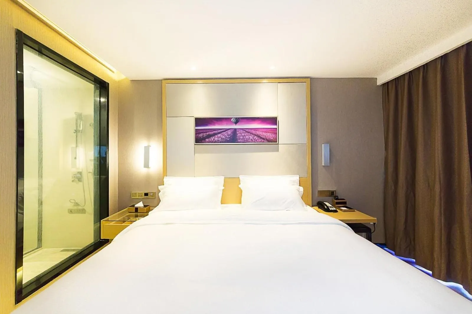 Bed in Lavande Hotels Weihai Weigao Square Branch