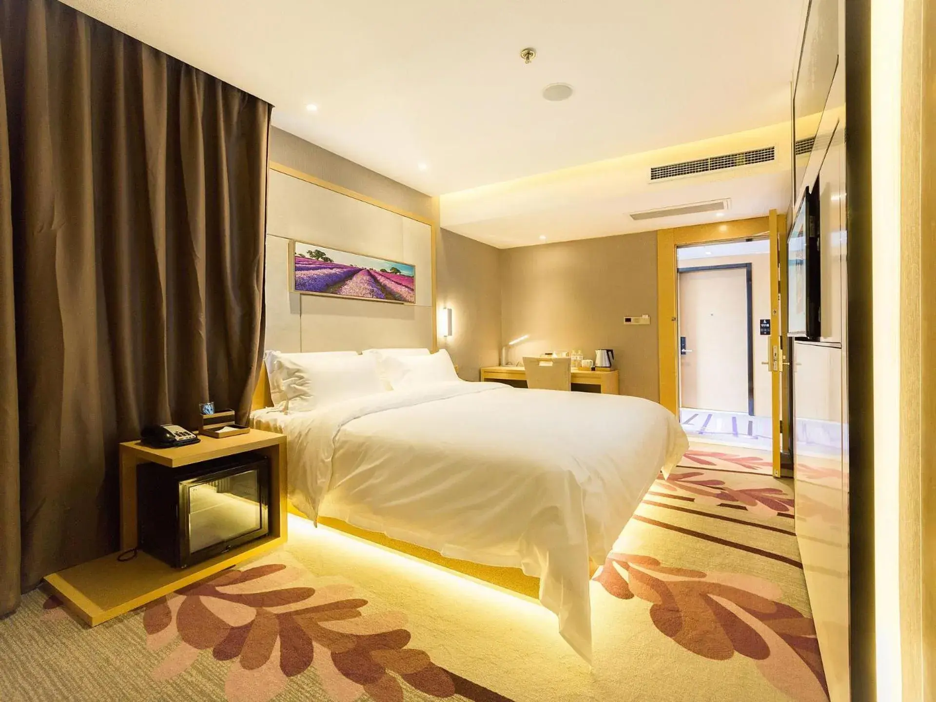 Bed in Lavande Hotels Weihai Weigao Square Branch Bed in Lavande Hotels Weihai Weigao Square Branch