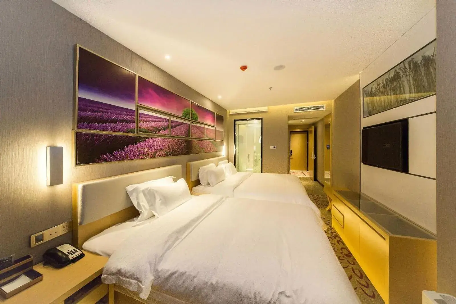 Bed in Lavande Hotels Weihai Weigao Square Branch Bed in Lavande Hotels Weihai Weigao Square Branch