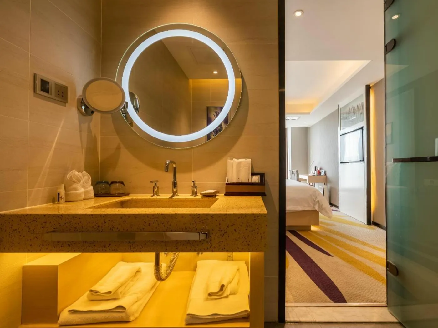 Bed in Lavande Hotel Shijiazhuang Zhonghua North Street Zhongchu Plaza Branch