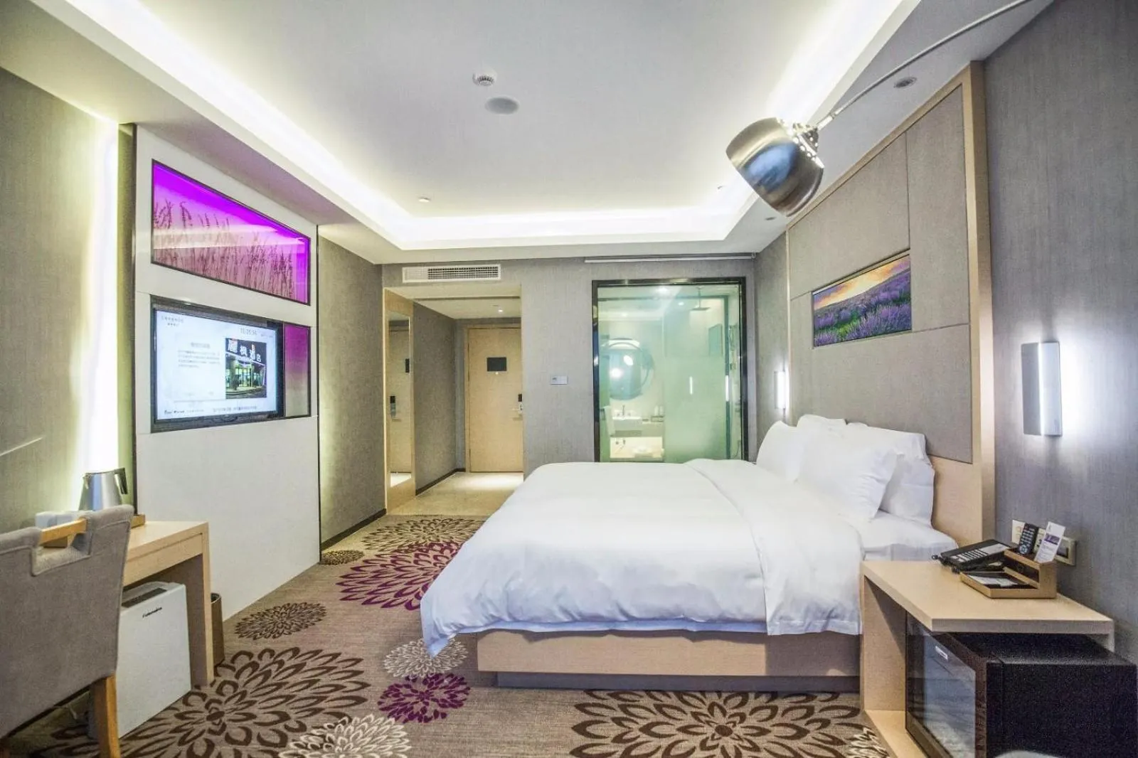Bed in Lavande Hotel Jiujiang Railway Station Branch