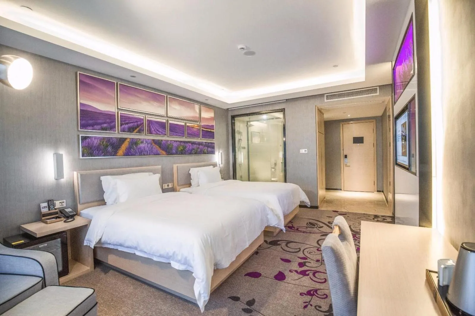 Bed in Lavande Hotel Jiujiang Railway Station Branch