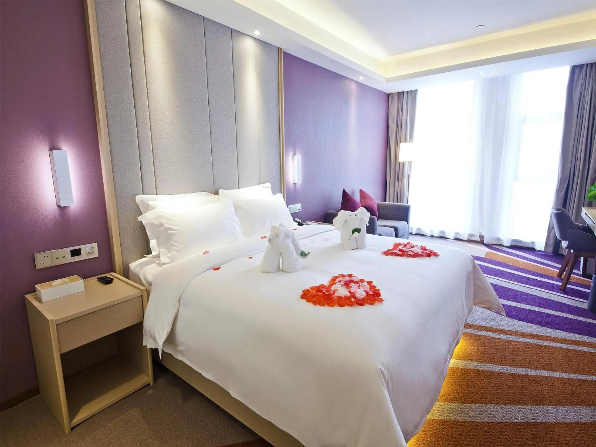 Bed in Lavande Hotel (Changsha Railway Station Chaoyang Metro Station Branch)