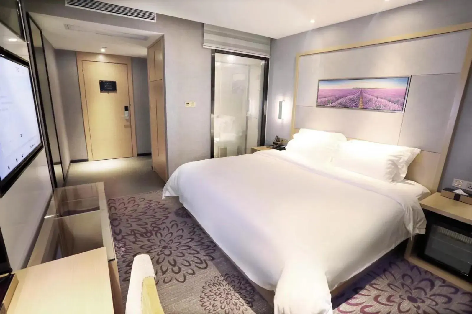 Bed in Lavande Hotel (Xinyi Fuhai Building Branch) Bed in Lavande Hotel (Xinyi Fuhai Building Branch)