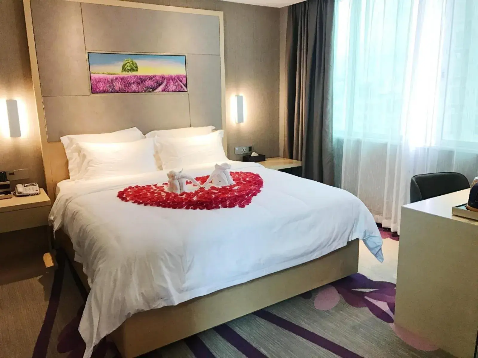 Bed in Lavande Hotel (Xinyi Fuhai Building Branch) Bed in Lavande Hotel (Xinyi Fuhai Building Branch)