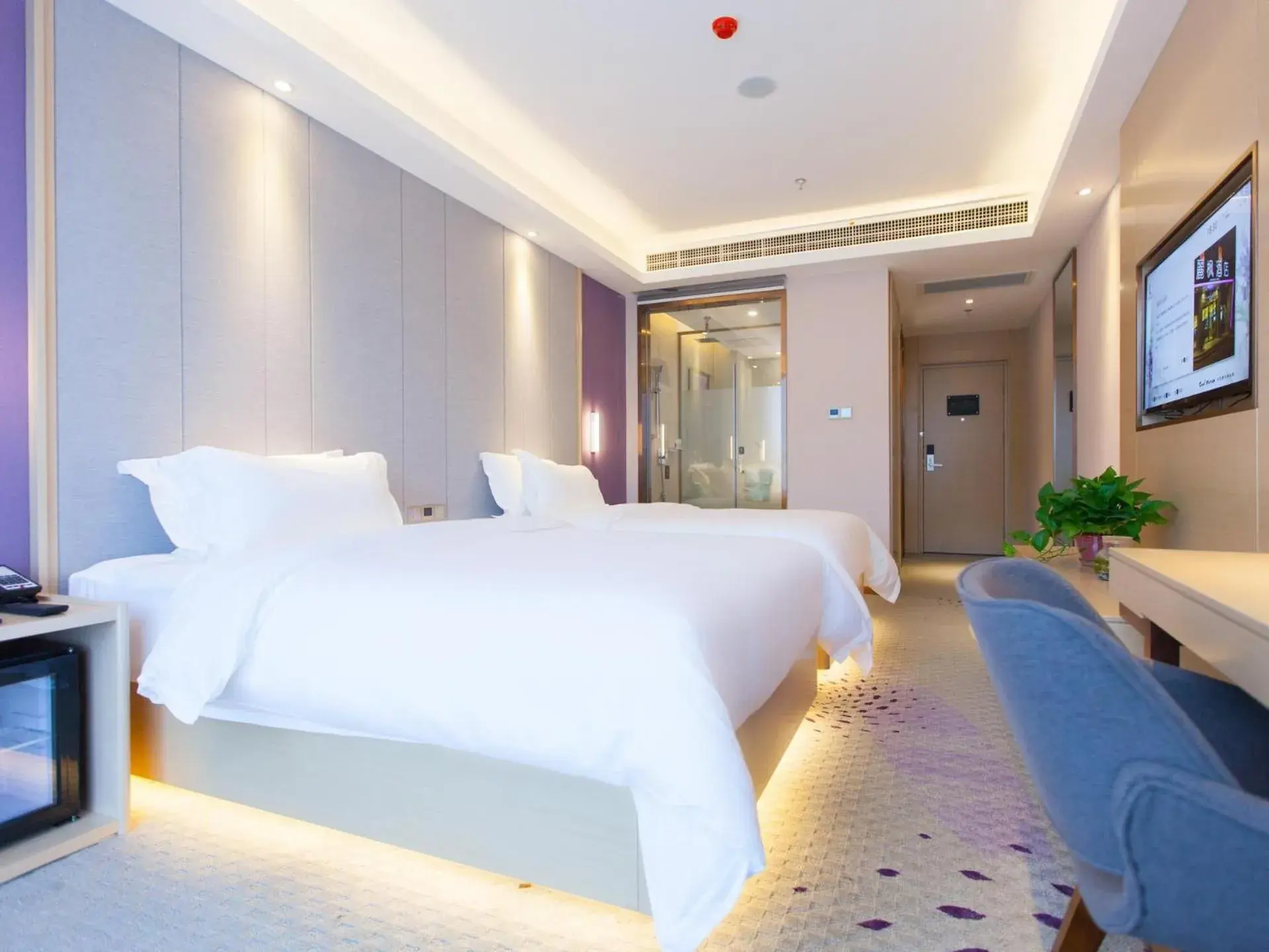 Bed in Lavande Hotel (Chengde Mountain Resort Waiba Temple Branch) Bed in Lavande Hotel (Chengde Mountain Resort Waiba Temple Branch)