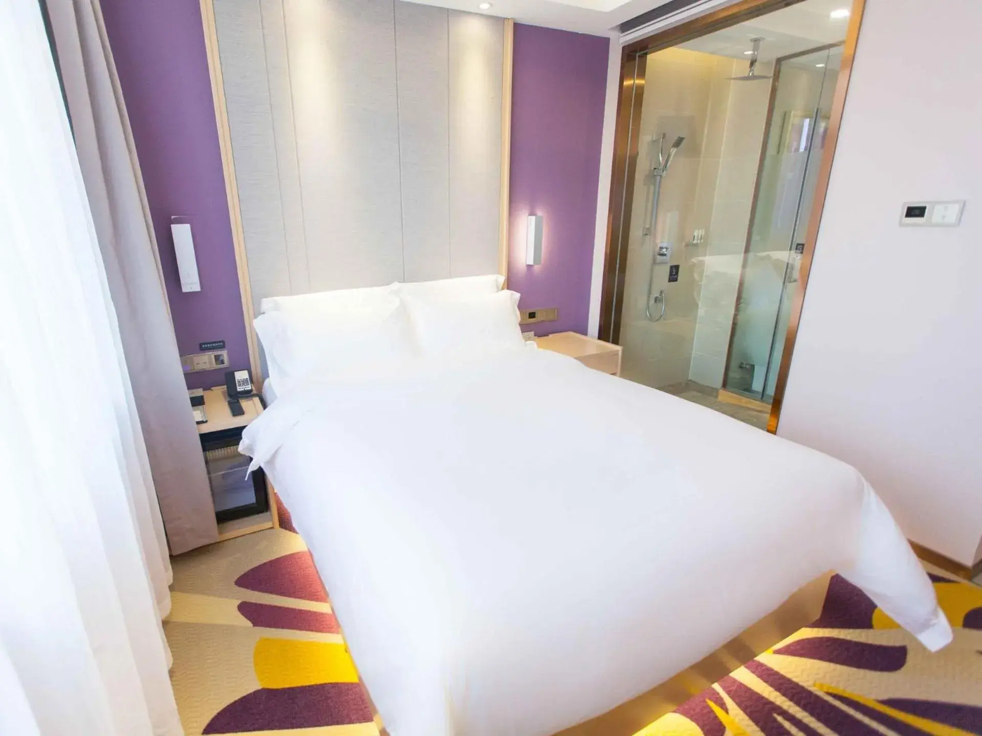 Bed in Lavande Hotel (Chengde Mountain Resort Waiba Temple Branch) Bed in Lavande Hotel (Chengde Mountain Resort Waiba Temple Branch)