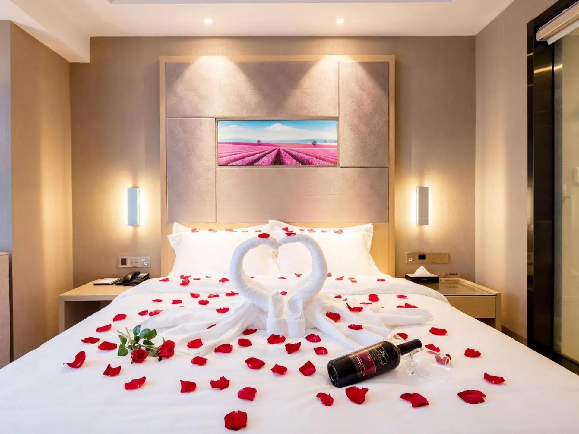 Bed in Lavande Hotel (Ganzhou Railway Station Branch) Bed in Lavande Hotel (Ganzhou Railway Station Branch)