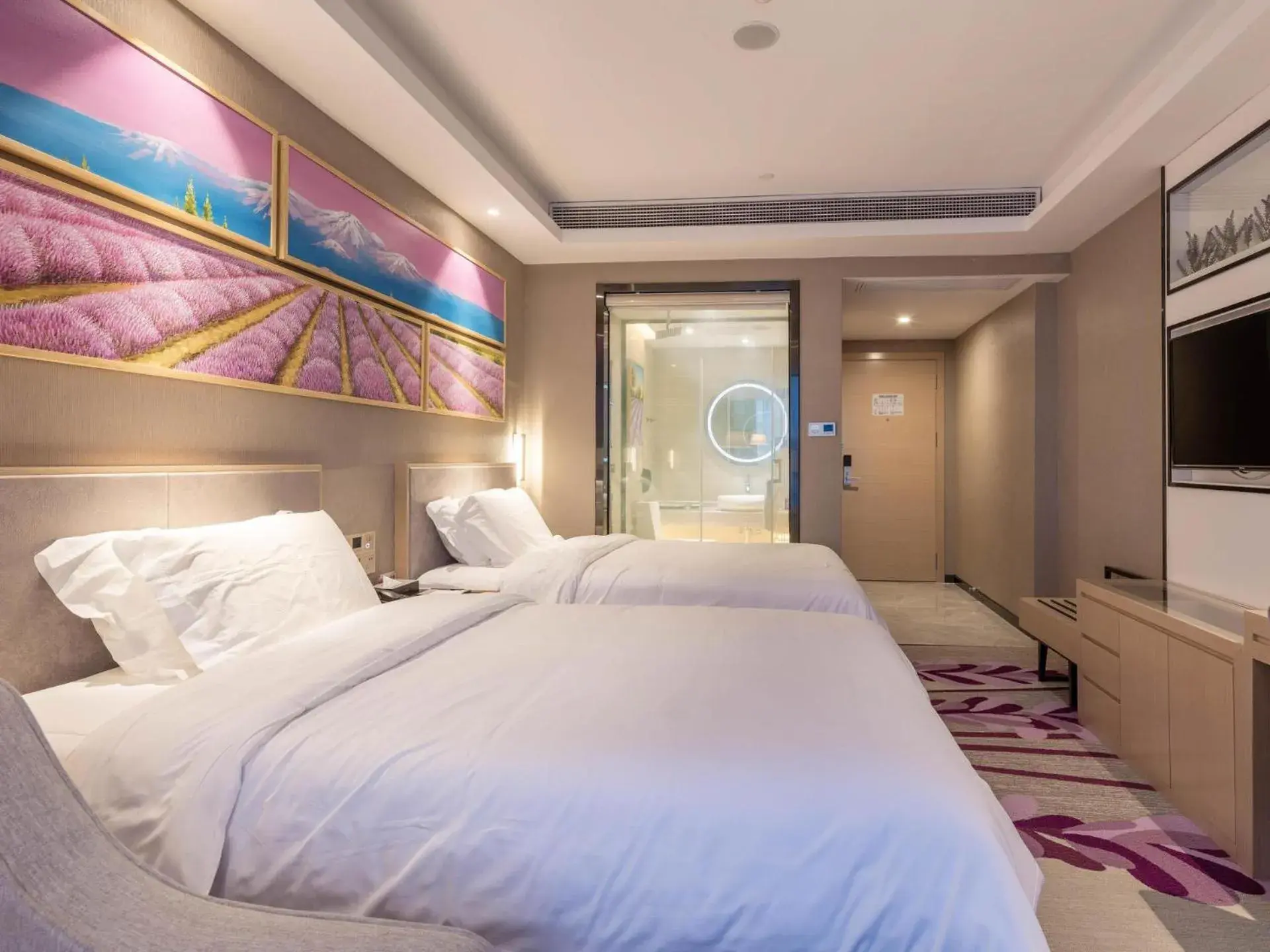 Bed in Lavande Hotel (Ganzhou Railway Station Branch) Bed in Lavande Hotel (Ganzhou Railway Station Branch)