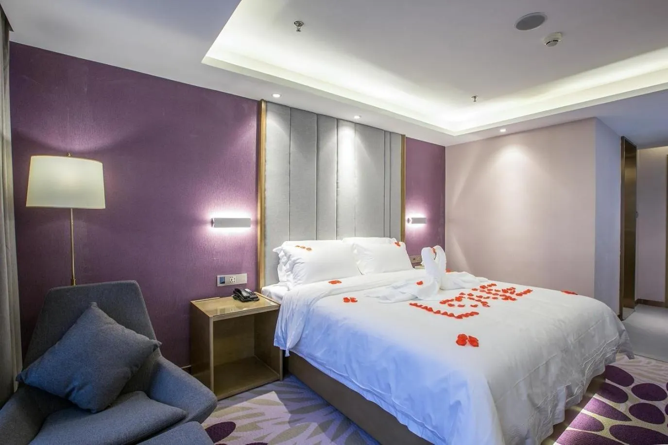 Bed in Lavande Hotel (Fuzhou Wanda Branch)