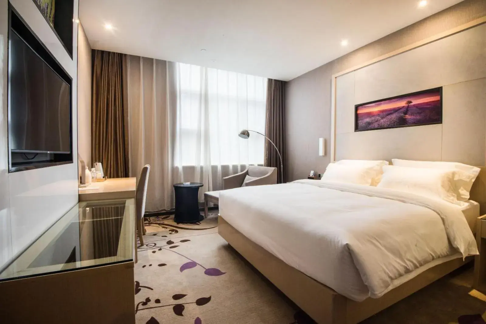 Bed in Lavande Hotel (Liupanshui Ancient Town Branch) Bed in Lavande Hotel (Liupanshui Ancient Town Branch)