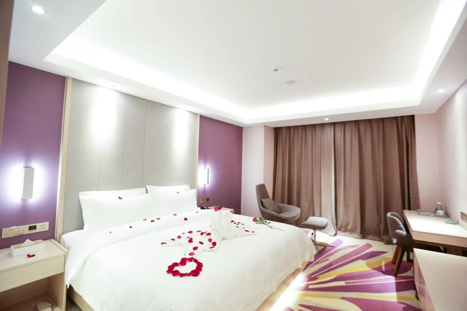 Bed in Lavande Hotel (Jingdezhen Taoxichuan Creative Square Branch)