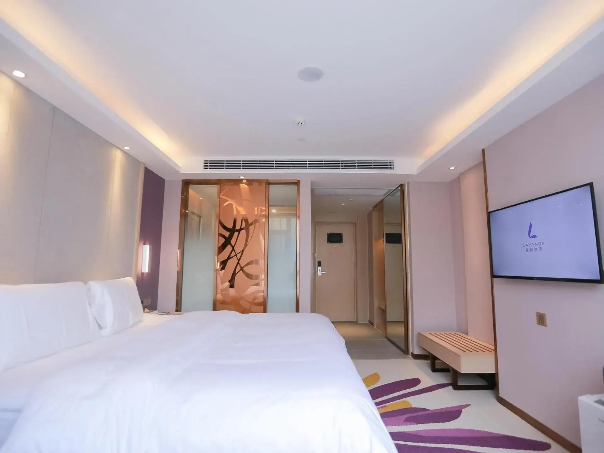 Bed in Lavande Hotel (Gaozhou Chengdong Bus Station Branch) Bed in Lavande Hotel (Gaozhou Chengdong Bus Station Branch)