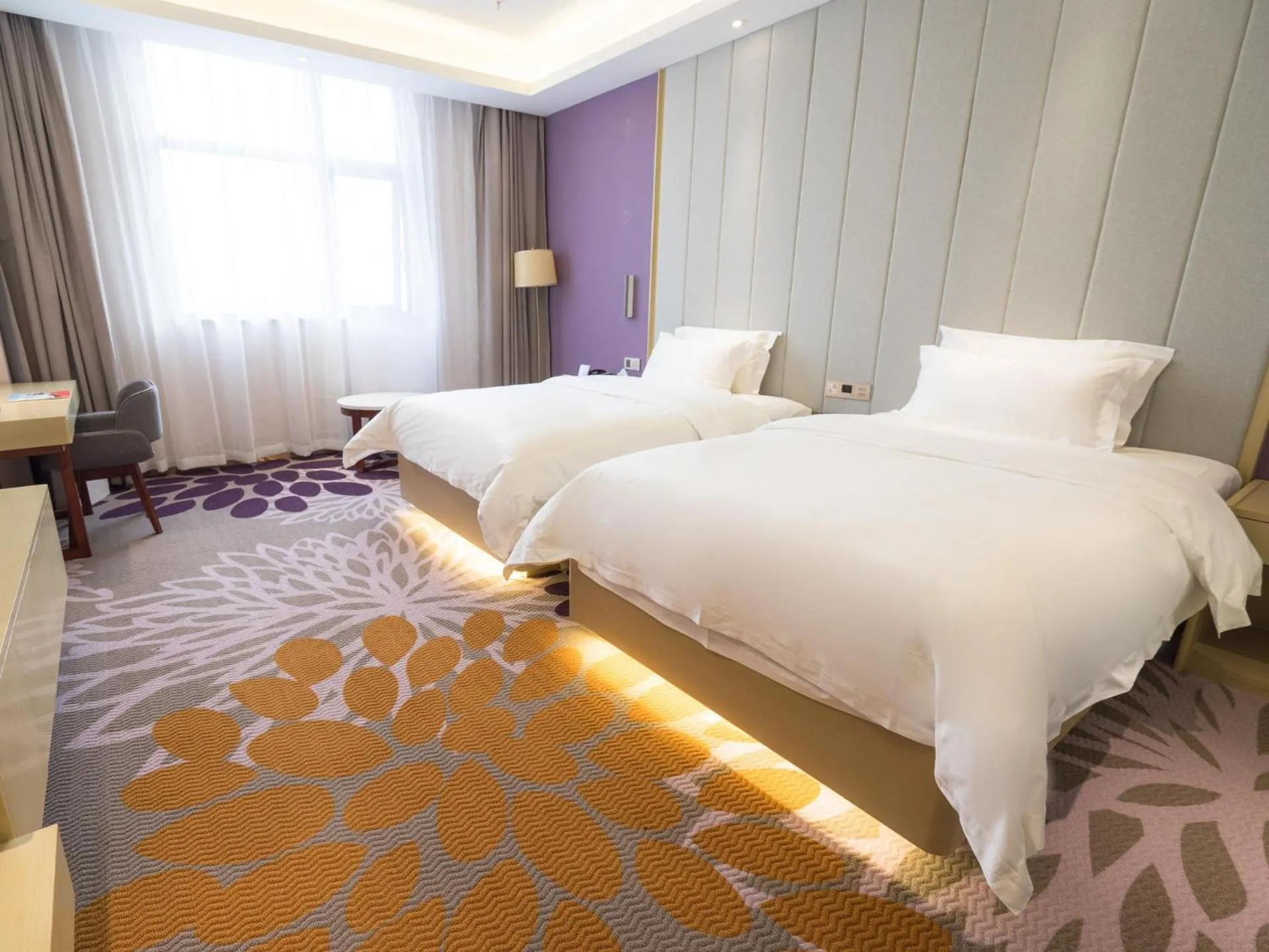 Bed in Lavande Hotel(Macheng High-speed Station Branch)