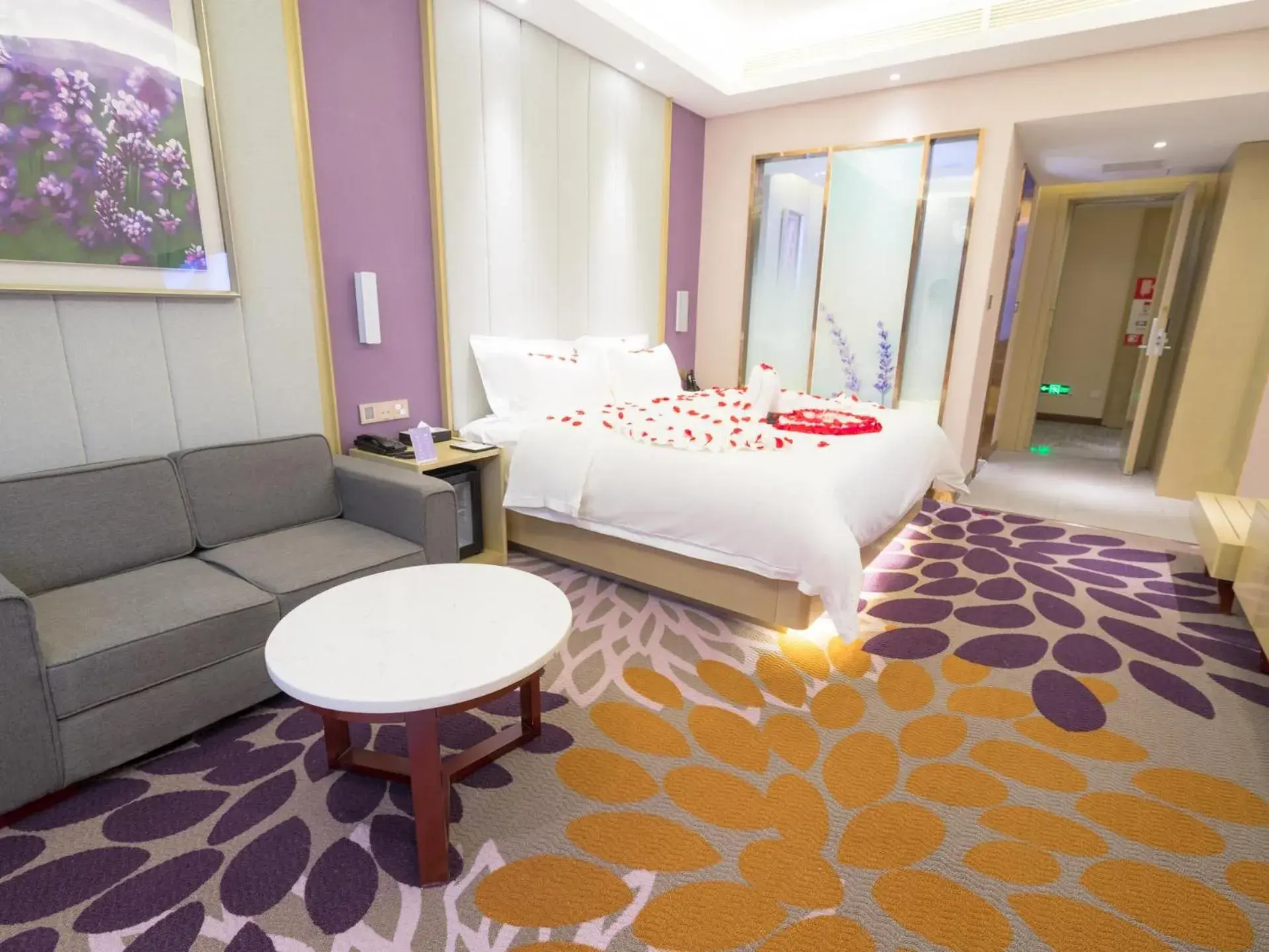 Bed in Lavande Hotel(Macheng High-speed Station Branch) Bed in Lavande Hotel(Macheng High-speed Station Branch)