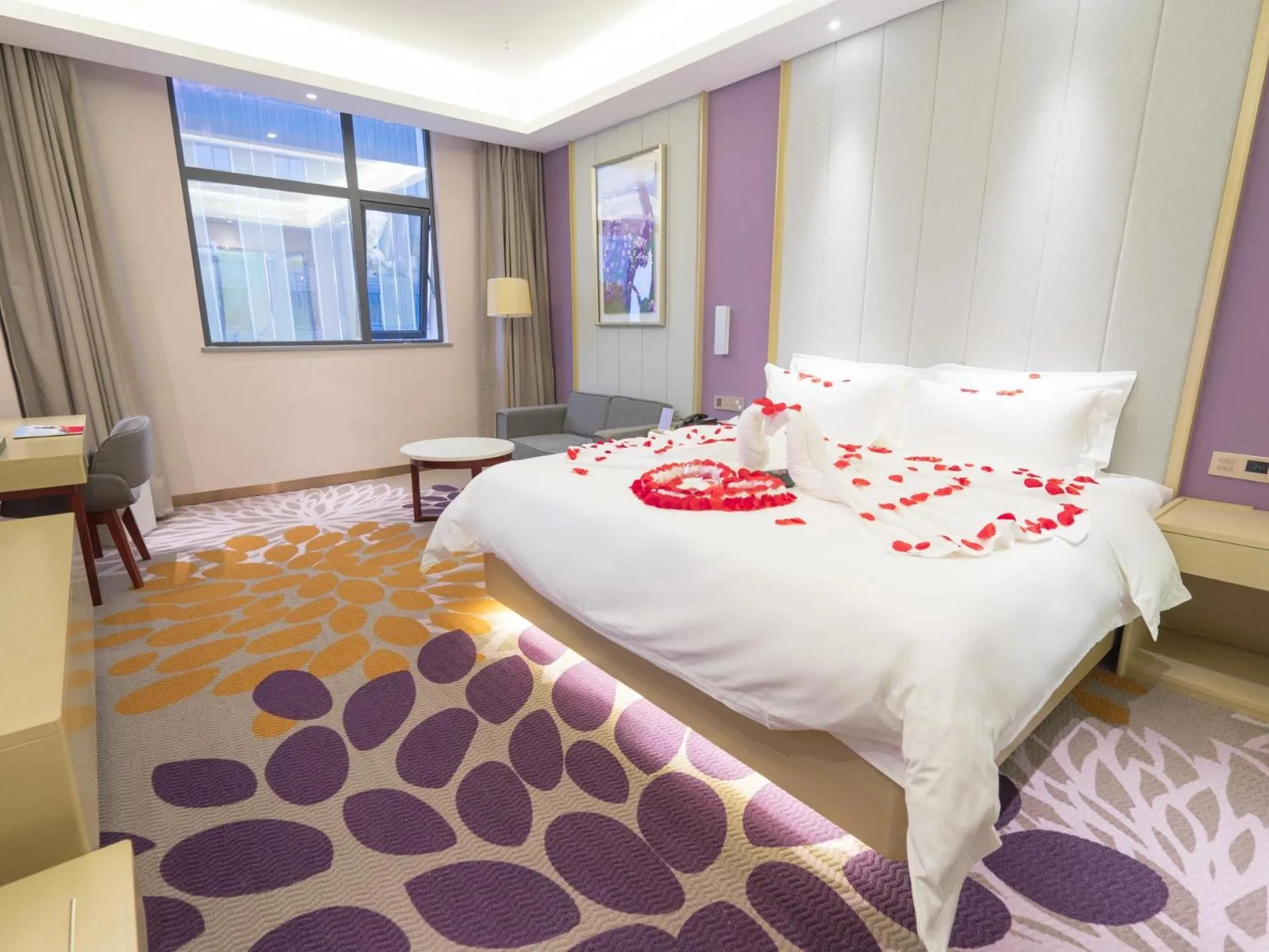 Bed in Lavande Hotel(Macheng High-speed Station Branch)