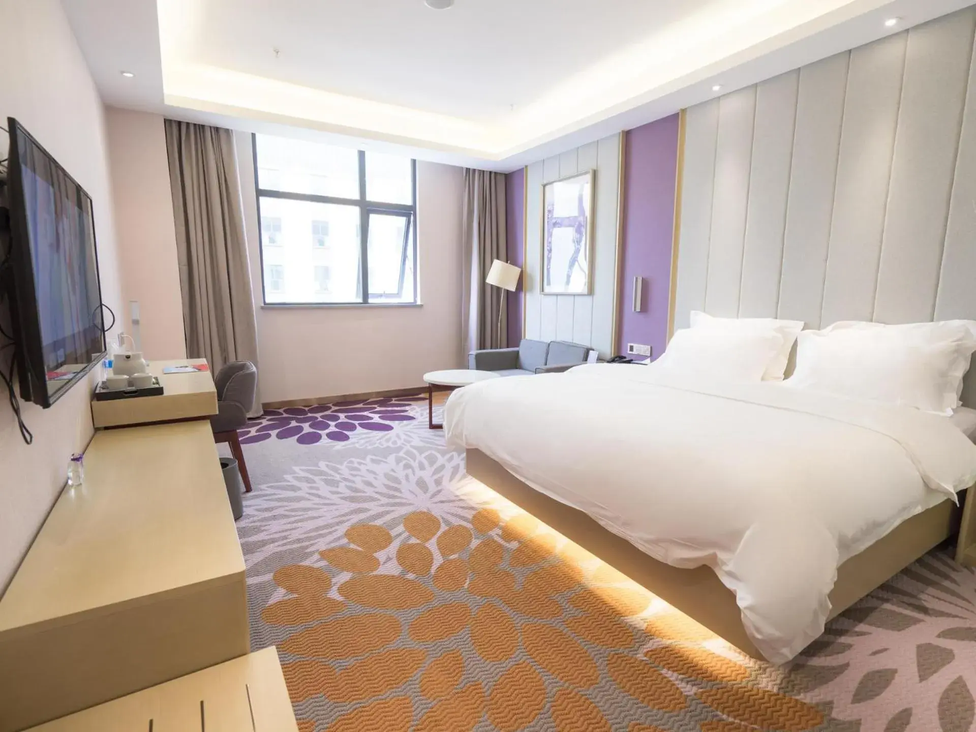 Bed in Lavande Hotel(Macheng High-speed Station Branch) Bed in Lavande Hotel(Macheng High-speed Station Branch)