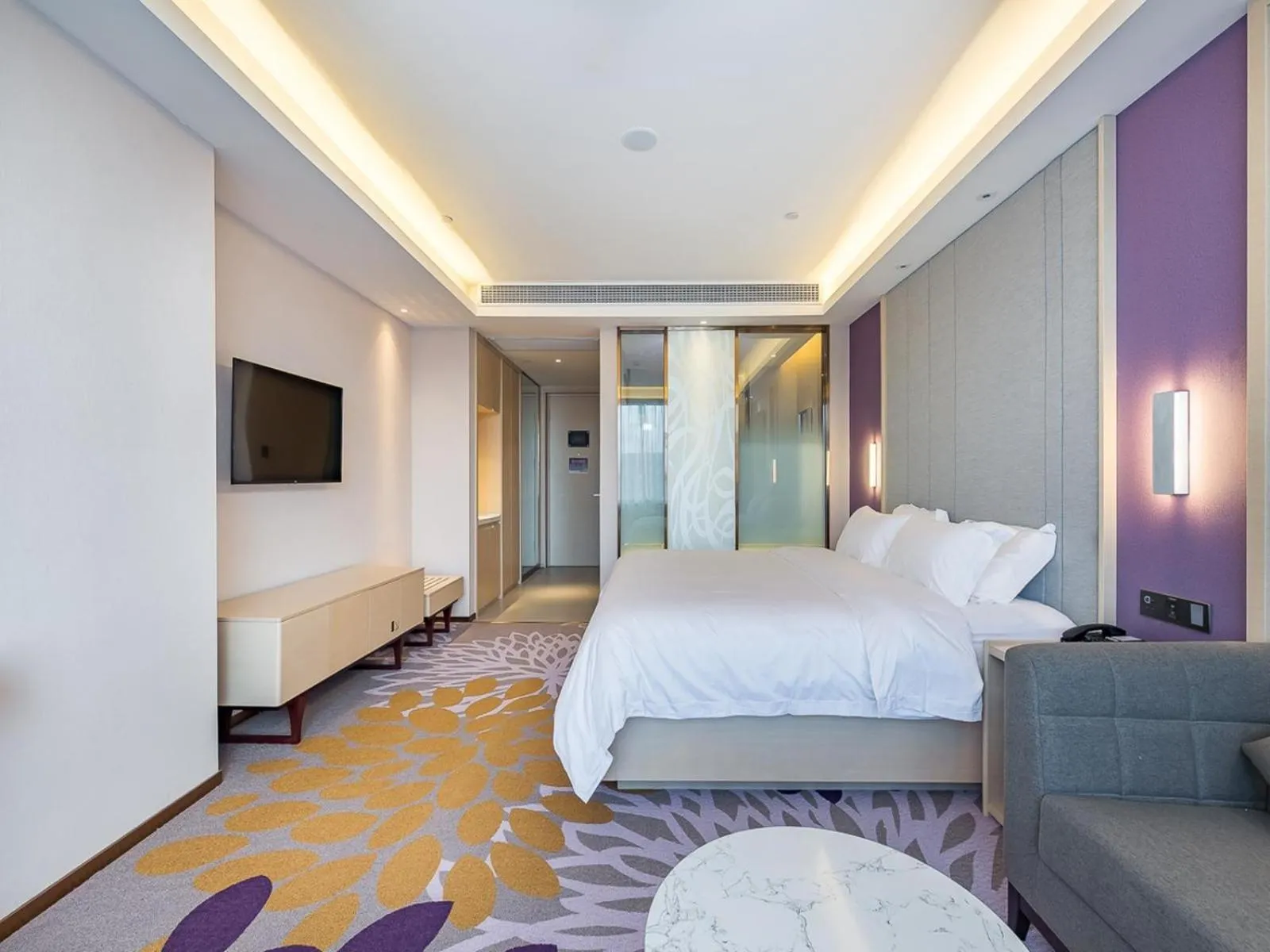 Bed in Lavande Hotel Xuzhou Junsheng Plaza