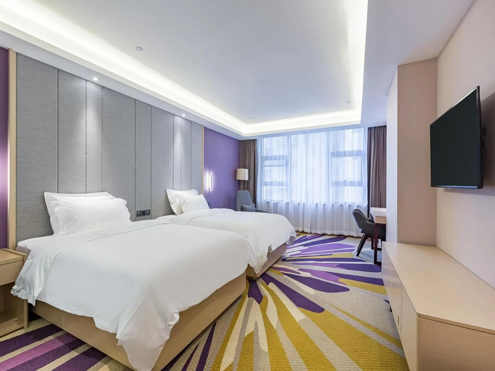 Bed in Lavande Hotel Xuzhou Junsheng Plaza