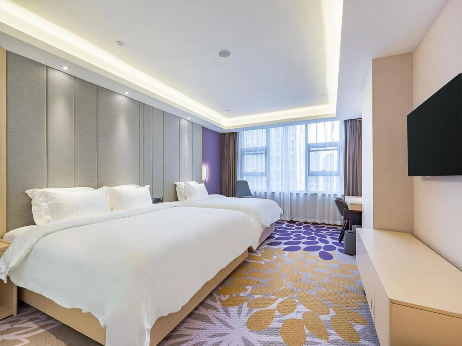 Bed in Lavande Hotel Xuzhou Junsheng Plaza