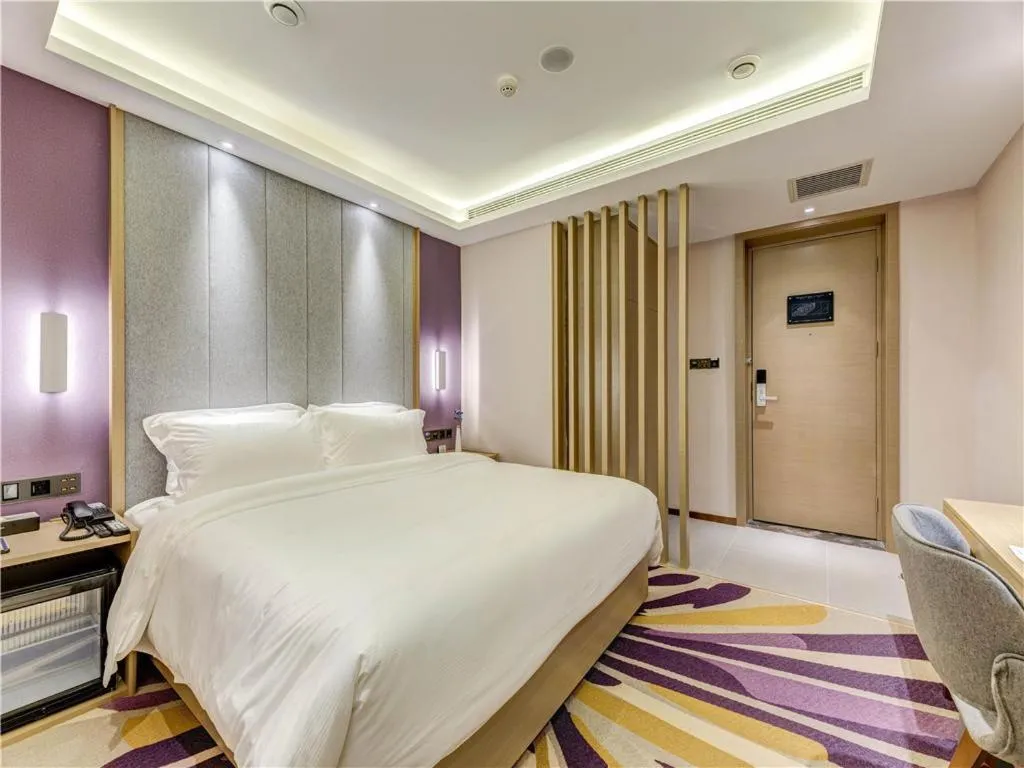 Bed in Lavande Hotel Tangshan Convention and Exhibition Yuanyang City