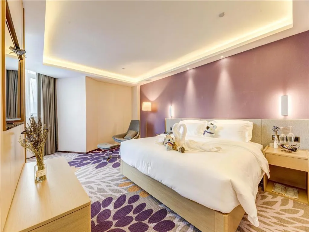 Bed in Lavande Hotel Tangshan Convention and Exhibition Yuanyang City