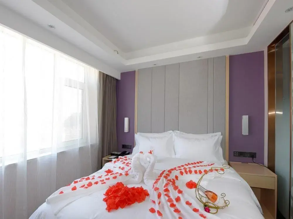 Bed in Lavande Hotel Changchun Hangkong University Fanrong Road Metro Station Bed in Lavande Hotel Changchun Hangkong University Fanrong Road Metro Station