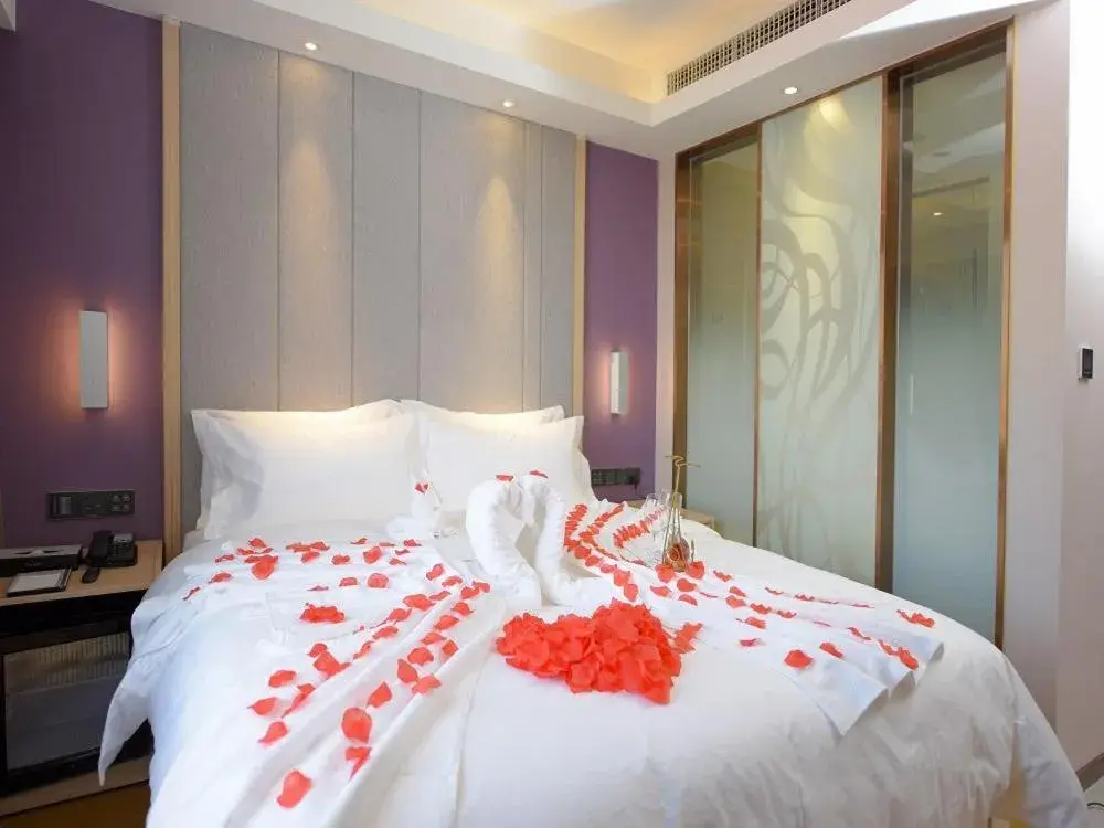 Bed in Lavande Hotel Changchun Hangkong University Fanrong Road Metro Station Bed in Lavande Hotel Changchun Hangkong University Fanrong Road Metro Station