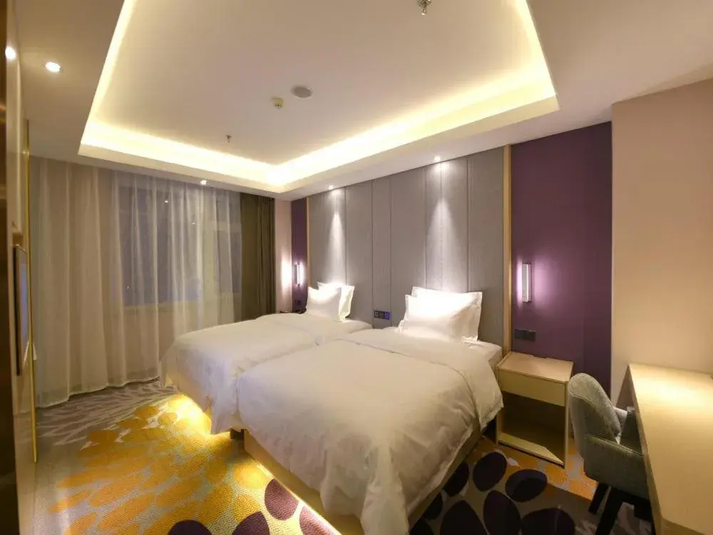 Bed in Lavande Hotel Changchun Hangkong University Fanrong Road Metro Station Bed in Lavande Hotel Changchun Hangkong University Fanrong Road Metro Station