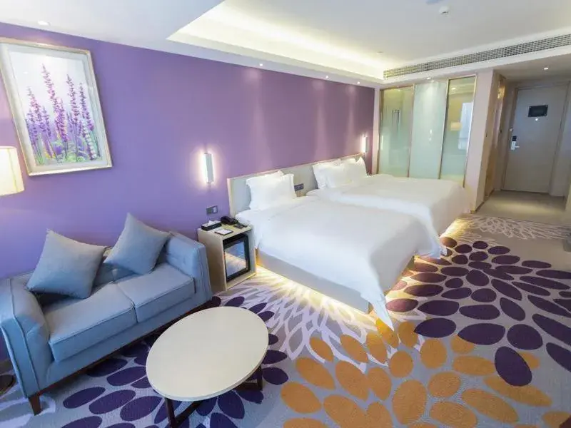 Bed in Lavande Hotel Suqian Yanghe New District Bed in Lavande Hotel Suqian Yanghe New District