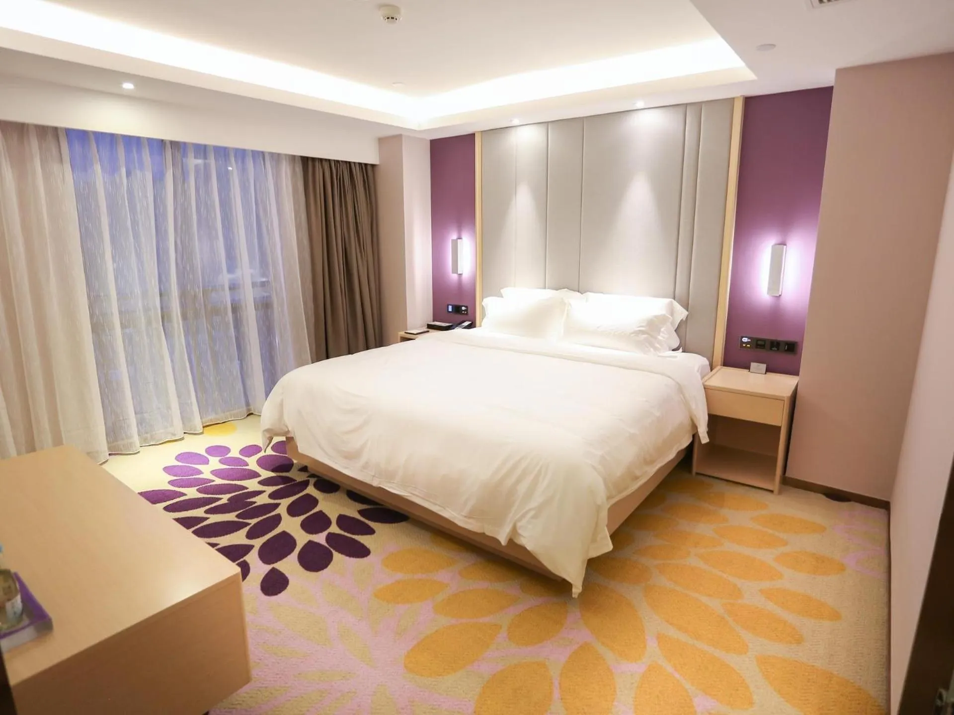 Bed in Lavande Hotel Zhoushan Putuo