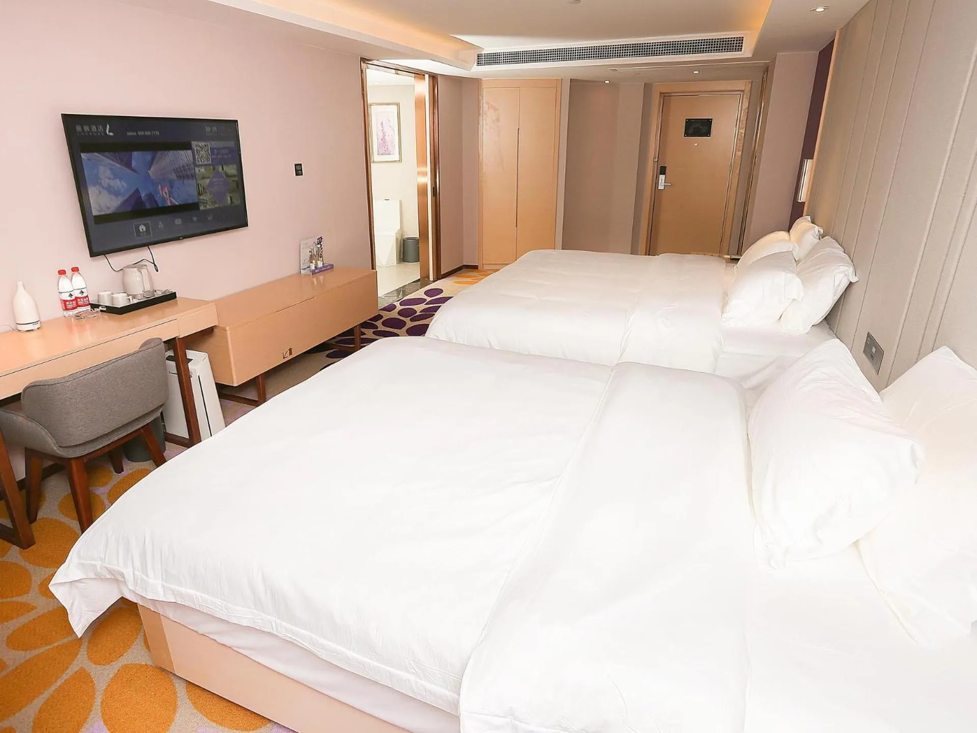 Bed in Lavande Hotel Zhoushan Putuo