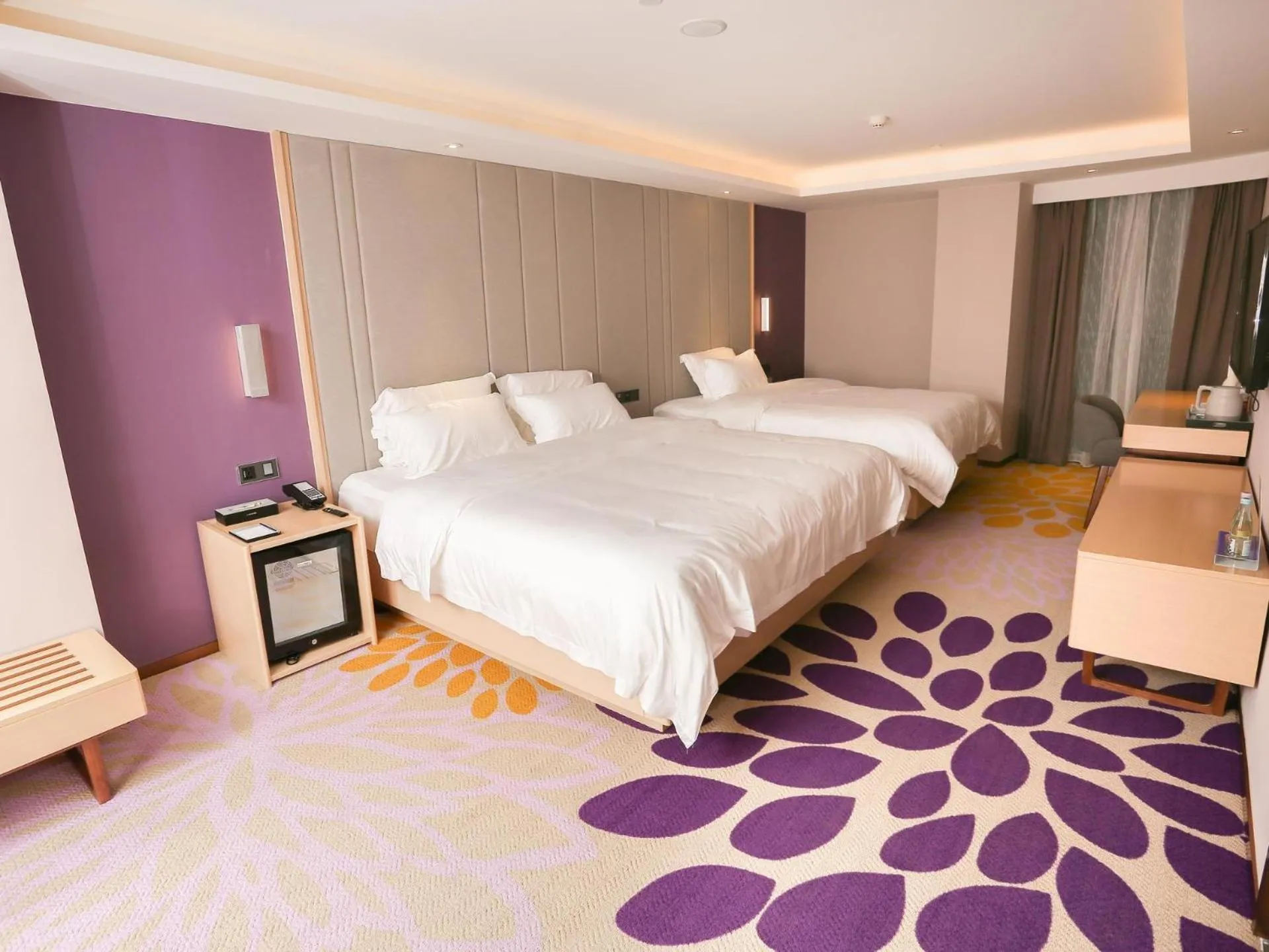 Bed in Lavande Hotel Zhoushan Putuo