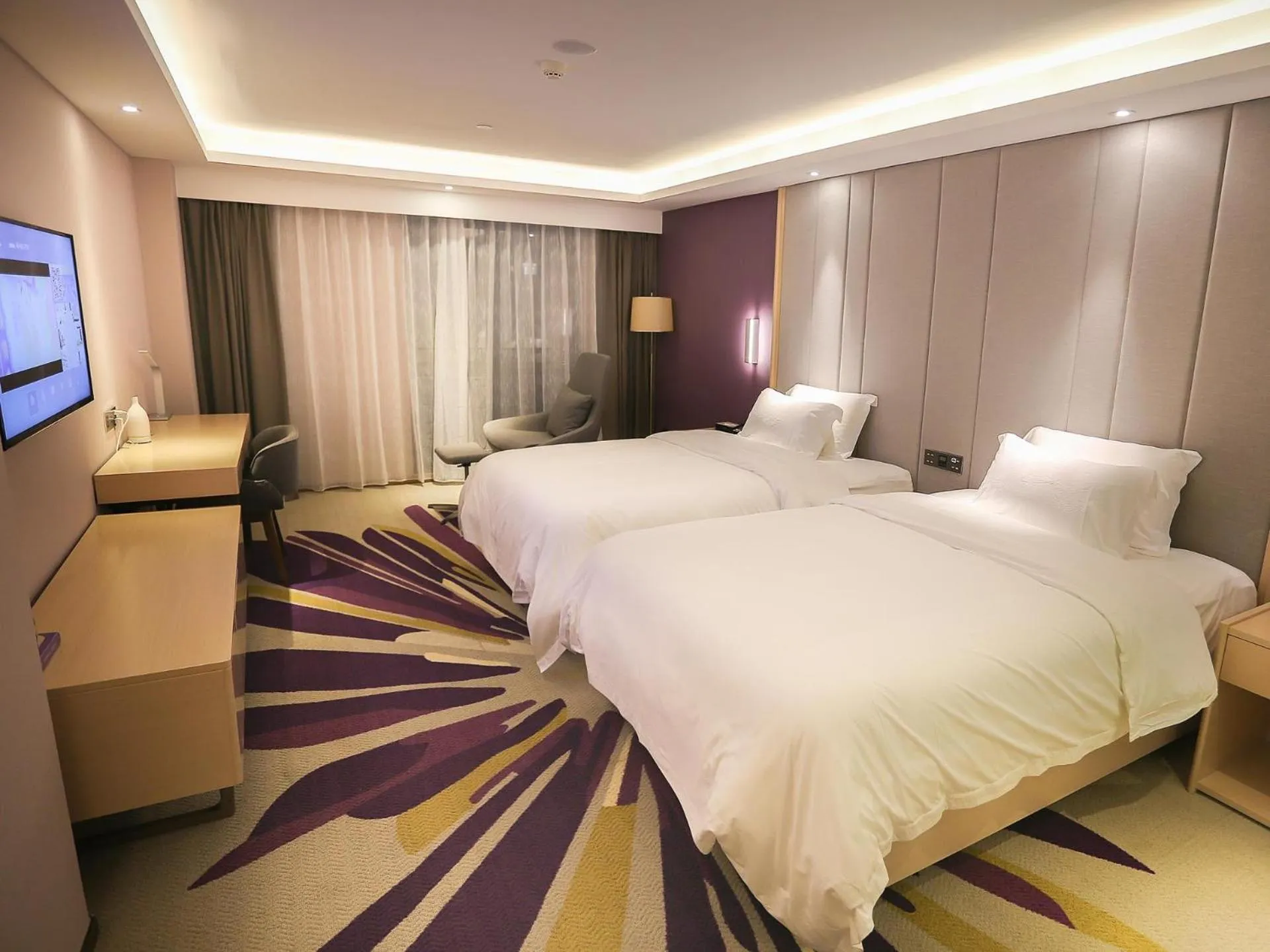 Bed in Lavande Hotel Zhoushan Putuo