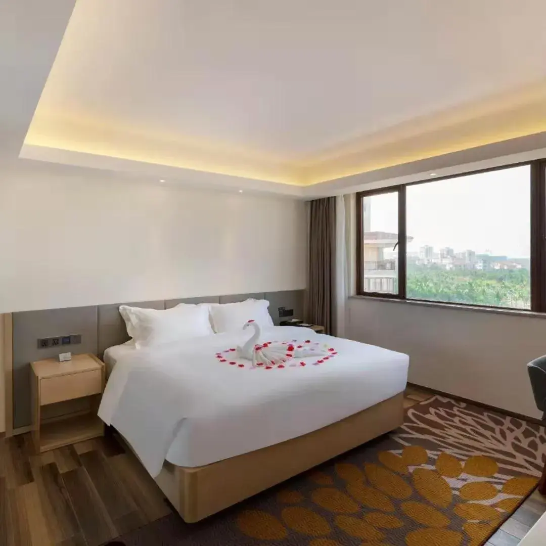 Bed in Lavande Hotel Haikou Binhai Avenue Bed in Lavande Hotel Haikou Binhai Avenue