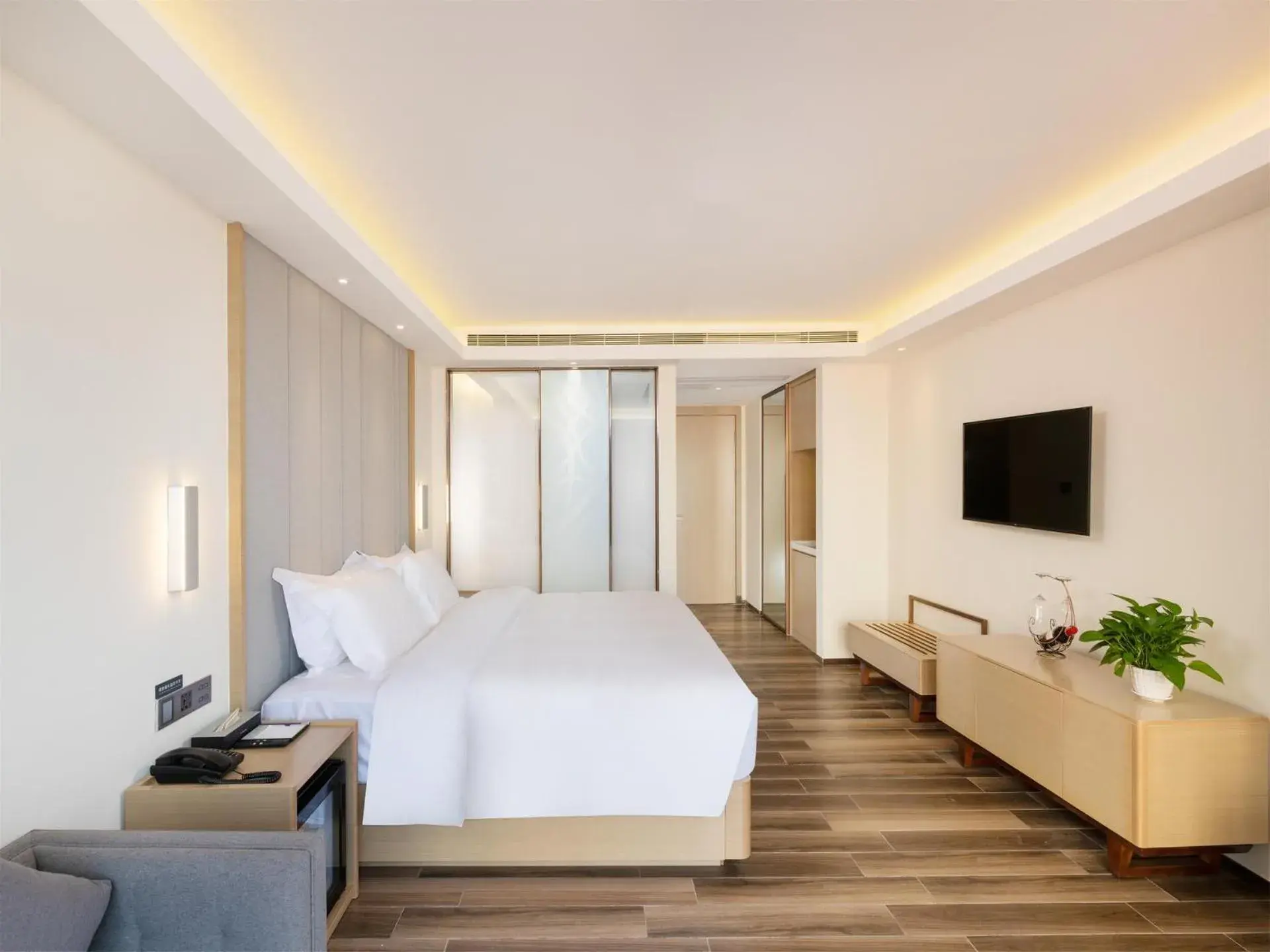 Bed in Lavande Hotel Haikou Binhai Avenue Bed in Lavande Hotel Haikou Binhai Avenue